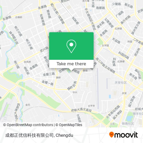 成都正优信科技有限公司 map