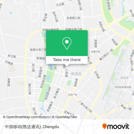 中国移动(凯达通讯) map