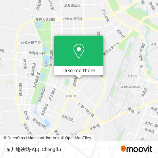 东升地铁站-A口 map