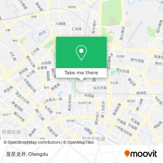 显星龙井 map