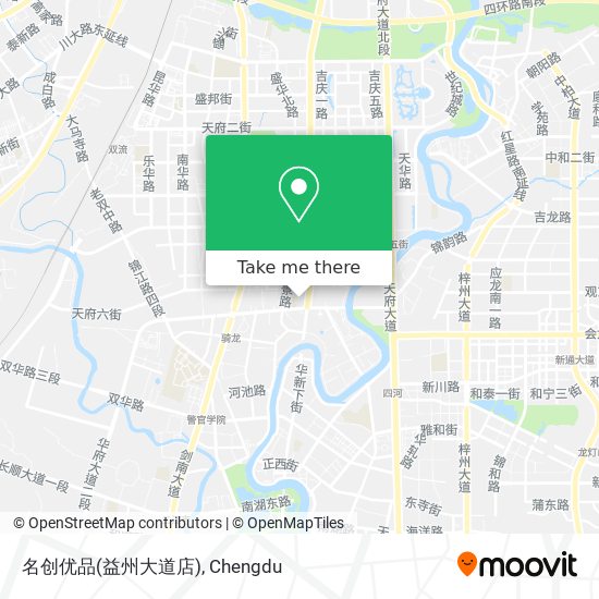 名创优品(益州大道店) map