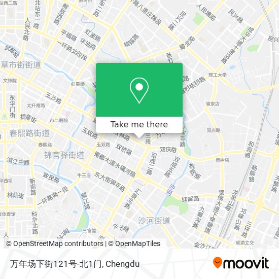 万年场下街121号-北1门 map