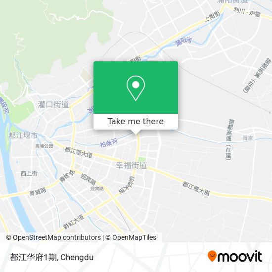 都江华府1期 map