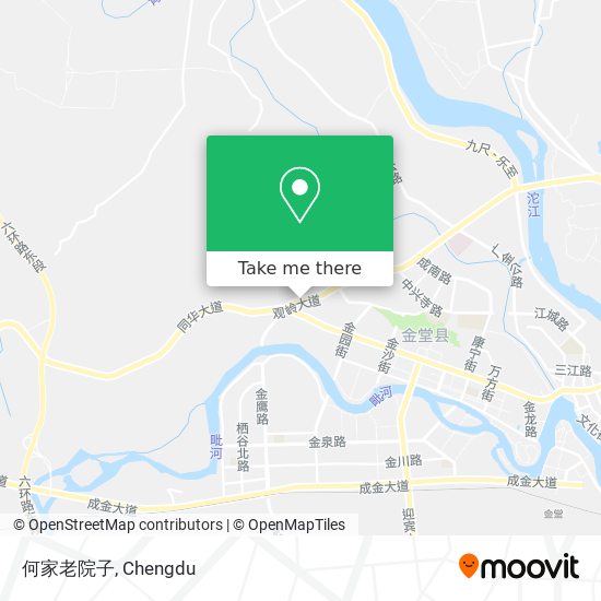 何家老院子 map