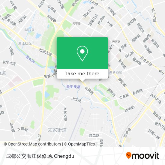 成都公交顺江保修场 map