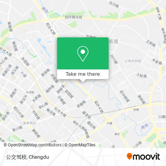 公交驾校 map