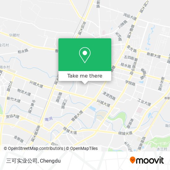 三可实业公司 map