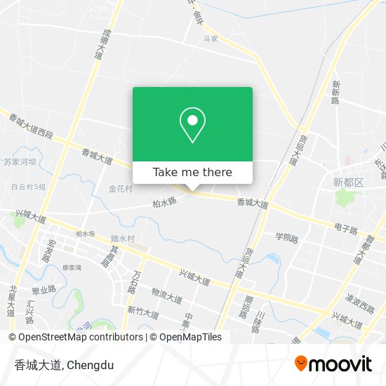 香城大道 map