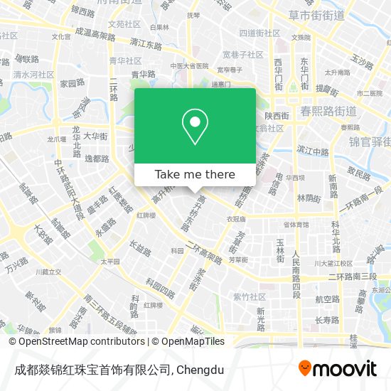 成都燚锦红珠宝首饰有限公司 map