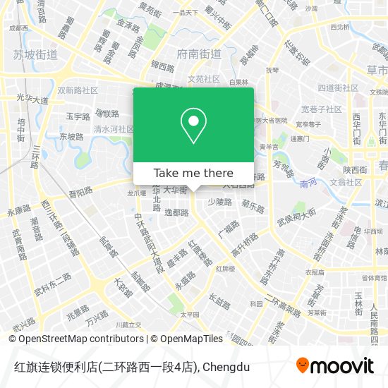 红旗连锁便利店(二环路西一段4店) map