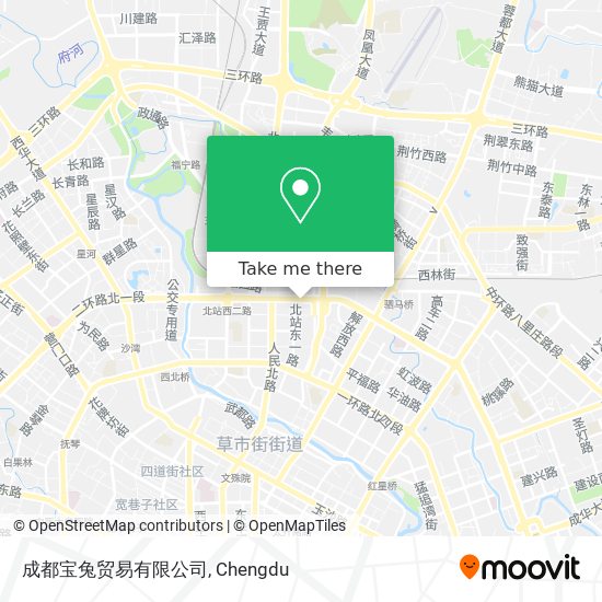 成都宝兔贸易有限公司 map