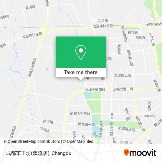 成都车工坊(双流店) map