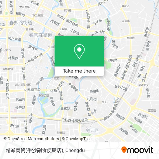 精诚商贸(牛沙副食便民店) map