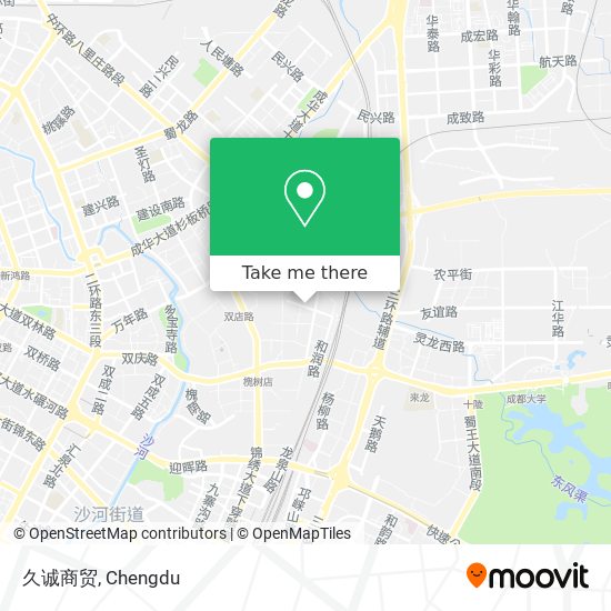 久诚商贸 map