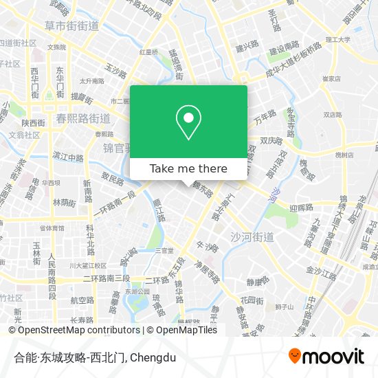 合能·东城攻略-西北门 map