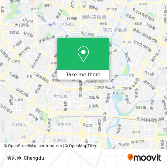 清风苑 map