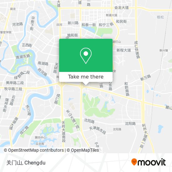 关门山 map