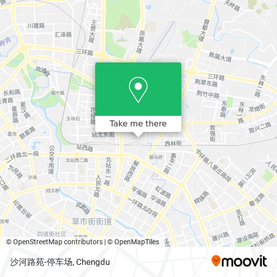 沙河路苑-停车场 map