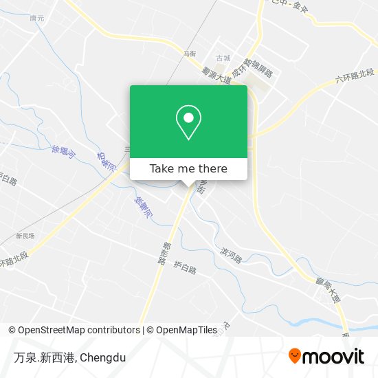 万泉.新西港 map