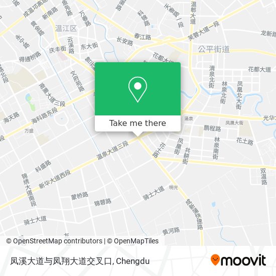 凤溪大道与凤翔大道交叉口 map