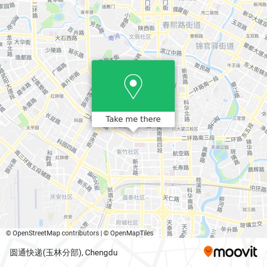 圆通快递(玉林分部) map