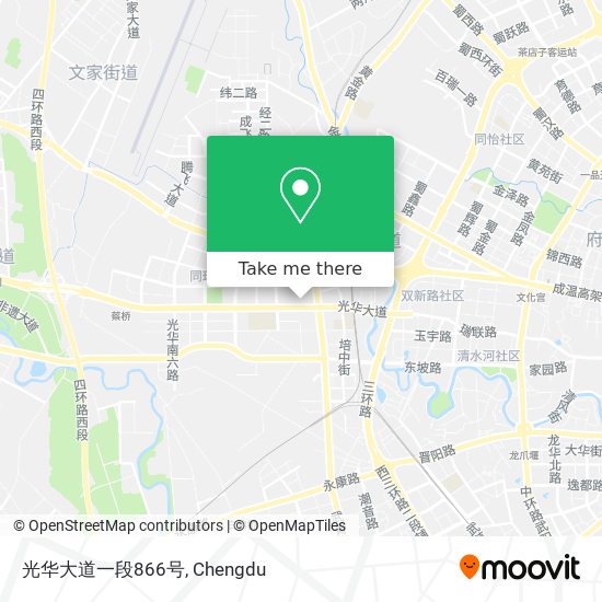 光华大道一段866号 map