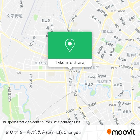 光华大道一段/培风东街(路口) map