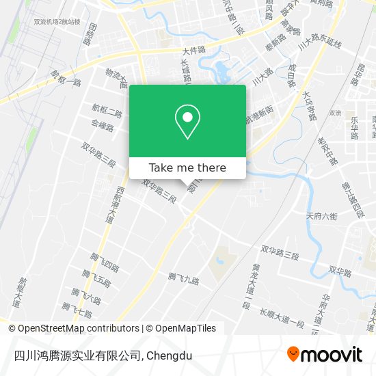 四川鸿腾源实业有限公司 map