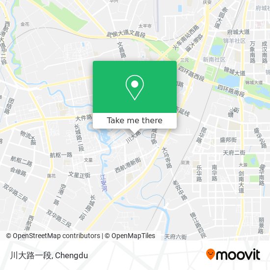 川大路一段 map