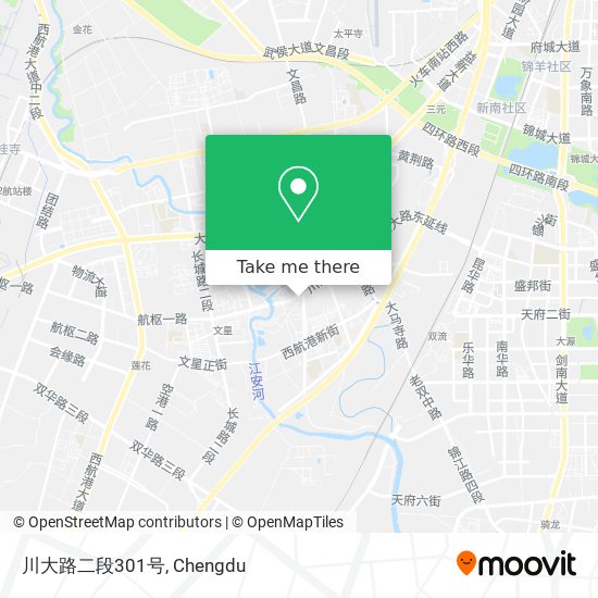 川大路二段301号 map