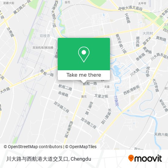 川大路与西航港大道交叉口 map