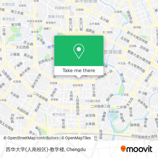 西华大学(人南校区)-教学楼 map
