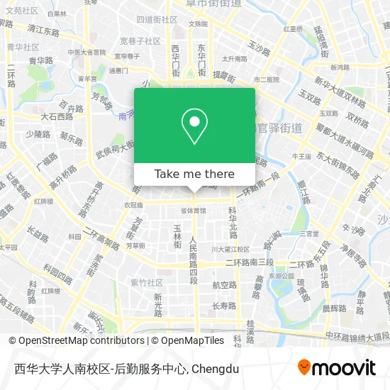 西华大学人南校区-后勤服务中心 map