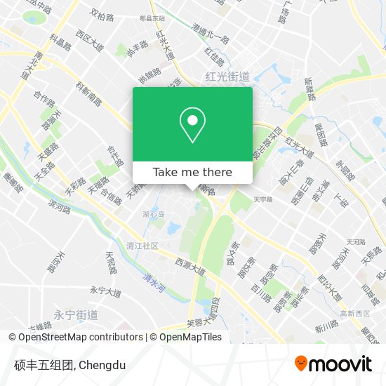 硕丰五组团 map