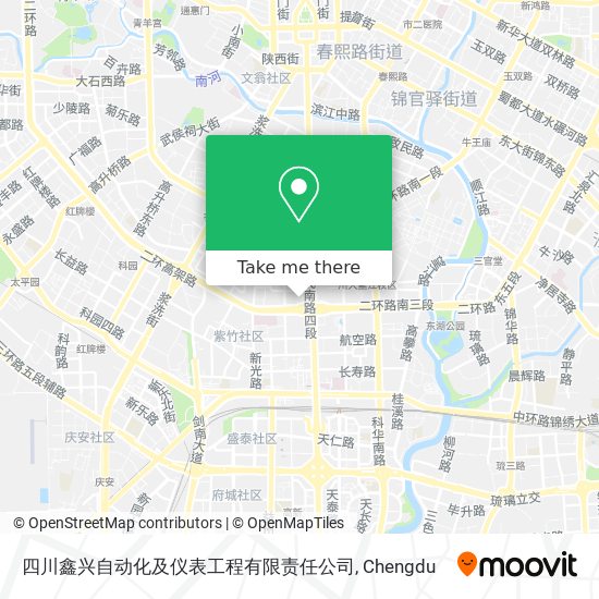 四川鑫兴自动化及仪表工程有限责任公司 map