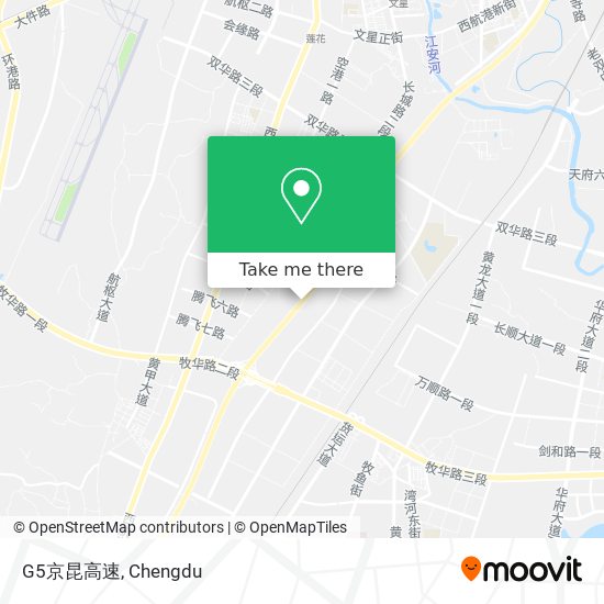 G5京昆高速 map