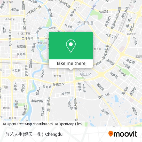 剪艺人生(经天一街) map