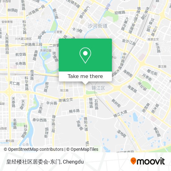 皇经楼社区居委会-东门 map
