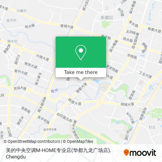 美的中央空调M-HOME专业店(华都九龙广场店) map