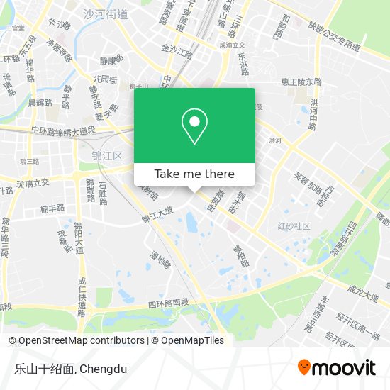 乐山干绍面 map