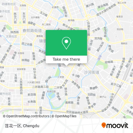 莲花一区 map