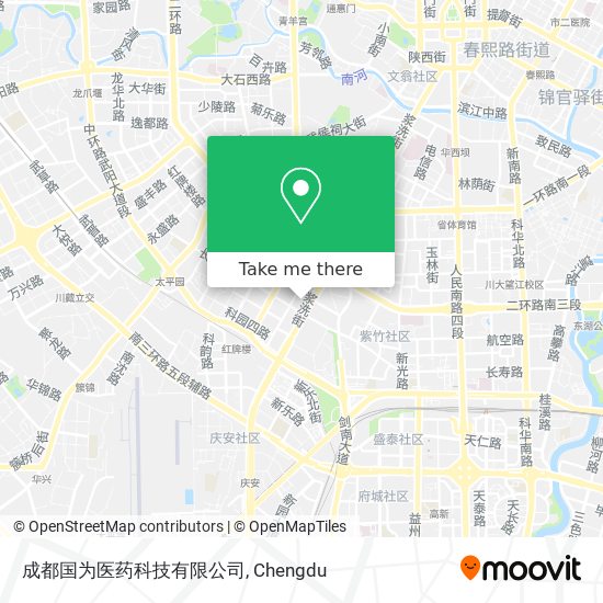 成都国为医药科技有限公司 map