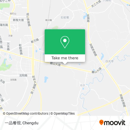 一品餐馆 map