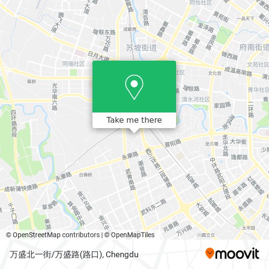 万盛北一街/万盛路(路口) map