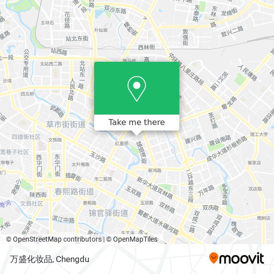 万盛化妆品 map