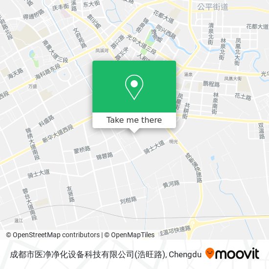 成都市医净净化设备科技有限公司(浩旺路) map
