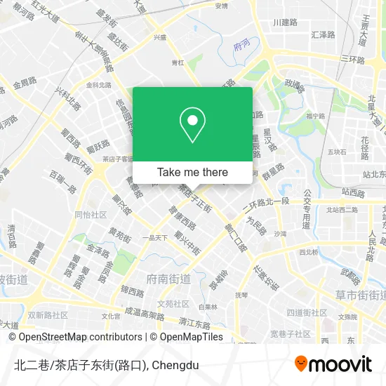 北二巷/茶店子东街(路口) map