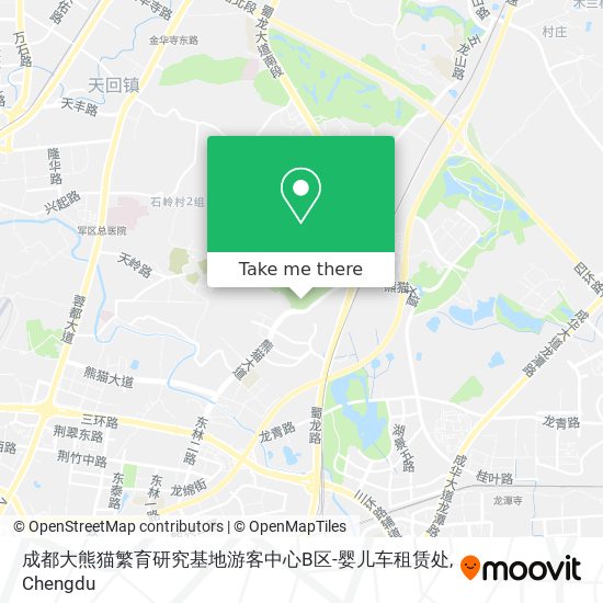 成都大熊猫繁育研究基地游客中心B区-婴儿车租赁处 map