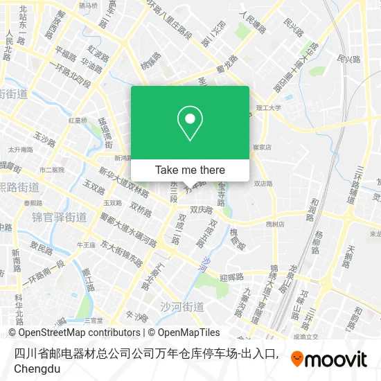 四川省邮电器材总公司公司万年仓库停车场-出入口 map