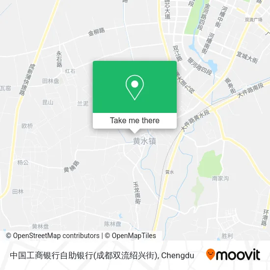 中国工商银行自助银行(成都双流绍兴街) map